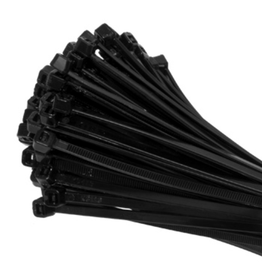 Kabelbinder Polyamid 6.6, schwarz, halogenfrei