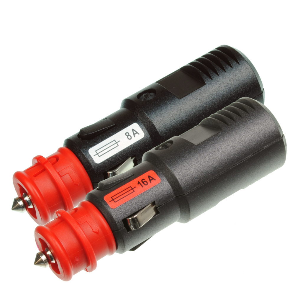 FLAT - Schalter aus Edelstahl Leuchtring rot 12V 20A Ty